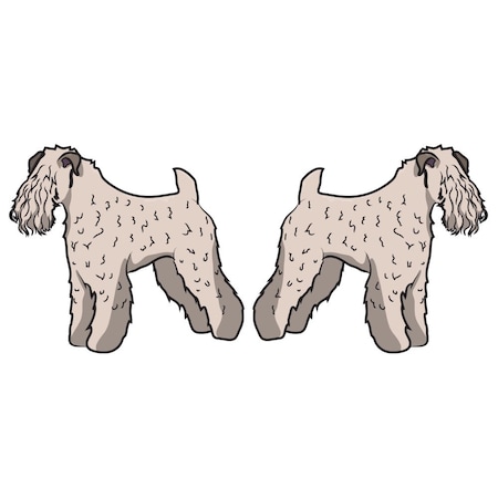 Signmission Soft Coated Wheaten Terrier Dog Decal, Dog Lover Decor Vinyl Sticker D-24-Soft Coated Wheaten Terrier